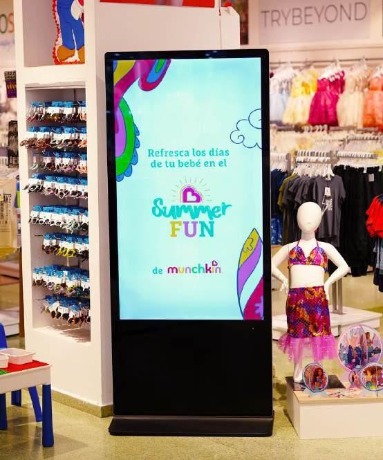 Tótem digital en tienda